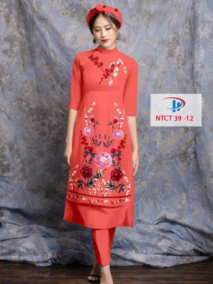 Vải Áo Dài Cách Tân Hoa In 3D AD NTCT39 30